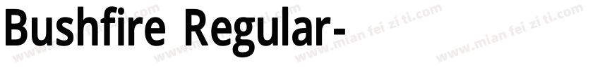 Bushfire Regular字体转换